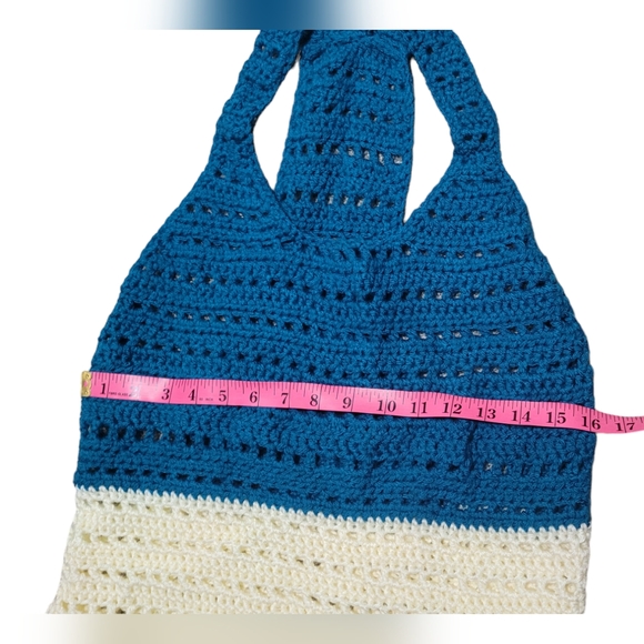 Handmade Crochet Racerback Tank - Picture 3 of 4